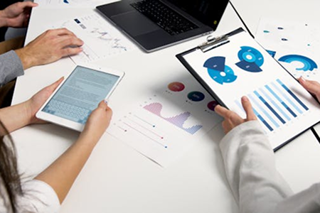 Marketing funnel illustration showing demand generation process